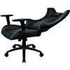 Кресло ThunderX3 UC5 Black-Cyan AIR HEX для геймеров, экокожа, цвет черный/голубой, с модулем RGB подсветки фото 3