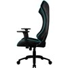 Кресло ThunderX3 UC5 Black-Cyan AIR HEX для геймеров, экокожа, цвет черный/голубой, с модулем RGB подсветки фото 7