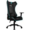 Кресло ThunderX3 UC5 Black-Cyan AIR HEX для геймеров, экокожа, цвет черный/голубой, с модулем RGB подсветки фото 9