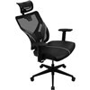 Кресло ThunderX3 YAMA1 Black для геймеров, сетка/экокожа, цвет черный фото 3
