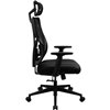 Кресло ThunderX3 YAMA1 Black для геймеров, сетка/экокожа, цвет черный фото 4