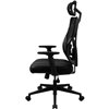Кресло ThunderX3 YAMA1 Black для геймеров, сетка/экокожа, цвет черный фото 6