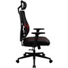 Кресло ThunderX3 YAMA1 Black-Red для геймеров, сетка/экокожа, цвет черный/красный фото 4