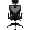 Кресло ThunderX3 YAMA1 Black-Red для геймеров, сетка/экокожа, цвет черный/красный фото 5