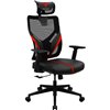 Кресло ThunderX3 YAMA1 Black-Red для геймеров, сетка/экокожа, цвет черный/красный фото 7