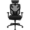 Кресло ThunderX3 YAMA3 Black для геймеров, сетка/экокожа, цвет черный фото 2