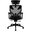 Кресло ThunderX3 YAMA3 Black для геймеров, сетка/экокожа, цвет черный фото 5
