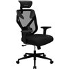 Кресло ThunderX3 YAMA3 Black для геймеров, сетка/экокожа, цвет черный фото 7