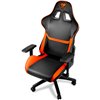 Кресло COUGAR ARMOR Black-Orange компьютерное игровое, экокожа, цвет черный/оранжевый фото 2