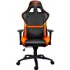 Кресло COUGAR ARMOR Black-Orange компьютерное игровое, экокожа, цвет черный/оранжевый фото 3