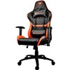 Кресло COUGAR ARMOR One Black-Orange компьютерное игровое, экокожа, цвет черный/оранжевый фото 1