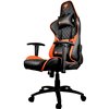 Кресло COUGAR ARMOR One Black-Orange компьютерное игровое, экокожа, цвет черный/оранжевый фото 3