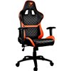 Кресло COUGAR ARMOR One Black-Orange компьютерное игровое, экокожа, цвет черный/оранжевый фото 8