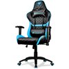Кресло COUGAR ARMOR One Sky Blue компьютерное игровое, экокожа, цвет черный/голубой фото 1