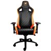 Кресло COUGAR ARMOR S Black-Orange компьютерное игровое, экокожа, цвет черный/оранжевый фото 4