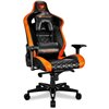 Кресло COUGAR ARMOR Titan Black-Orange компьютерное игровое, экокожа, цвет черный/оранжевый фото 1