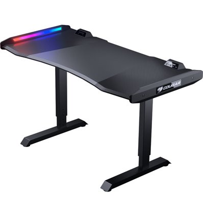 Стол COUGAR MARS, компьютерный игровой, черный с RGB подсветкой