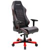 Кресло DXRacer OH/IS188/NR Iron Series, компьютерное, натуральная кожа, цвет черный/красный фото 1