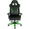 Кресло DXRacer OH/KS57/NE King Series, компьютерное, экокожа, цвет черный/зеленый фото 2