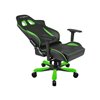 Кресло DXRacer OH/KS57/NE King Series, компьютерное, экокожа, цвет черный/зеленый фото 4