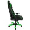 Кресло DXRacer OH/KS57/NE King Series, компьютерное, экокожа, цвет черный/зеленый фото 5