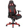 Кресло DXRacer OH/KS57/NR King Series, компьютерное, экокожа, цвет черный/красный фото 3