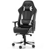 Кресло DXRacer OH/KS57/NW King Series, компьютерное, экокожа, цвет черный/белый фото 1