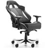 Кресло DXRacer OH/KS57/NW King Series, компьютерное, экокожа, цвет черный/белый фото 4