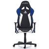 Кресло DXRacer OH/RZ90/INW PlayStation Racing Series, компьютерное, экокожа, цвет черный/белый/синий фото 2