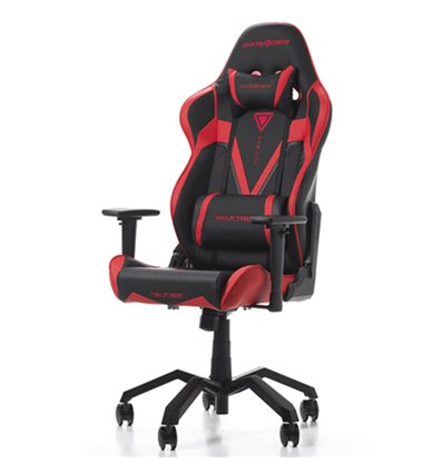 Кресло DXRacer OH/VB03/NR Valkyrie Series, компьютерное, экокожа, цвет черный/красный