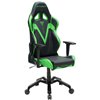 Кресло DXRacer OH/VB03/NE Valkyrie Series, компьютерное, экокожа, цвет черный/зеленый фото 4