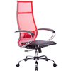 Кресло Метта Комплект 7 красный для руководителя, сетка фото 1
