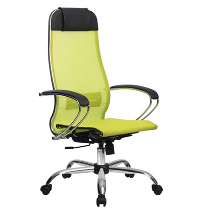 Кресло Метта Комплект 12 зеленый для руководителя, сетка