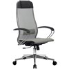Кресло Метта Комплект 12 светло-серый для руководителя, сетка фото 5