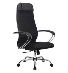 Офисное кресло Метта B 1b 21/К131 (Комплект 23) черный, ткань, крестовина хром фото 1