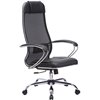 Кресло Метта Комплект 5 черный для руководителя, сетка/NewLeather фото 1