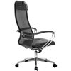 Кресло Метта Комплект 5 черный для руководителя, сетка/NewLeather фото 5