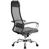 Кресло Метта Комплект 5 светло-серый для руководителя, сетка/NewLeather фото 2