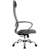 Кресло Метта Комплект 5 светло-серый для руководителя, сетка/NewLeather фото 3