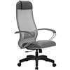 Кресло Метта Комплект 5 светло-серый для руководителя, сетка/NewLeather фото 7