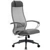Кресло Метта Комплект 5 светло-серый для руководителя, сетка/NewLeather фото 10