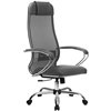 Кресло Метта Комплект 5.1 светло-серый для руководителя, сетка/NewLeather фото 1