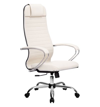 Кресло Метта Комплект 6.1 белый для руководителя, NewLeather