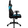 Кресло ThunderX3 TC3 Azure Blue для геймеров, экокожа, цвет черный/голубой фото 4