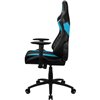 Кресло ThunderX3 TC3 Azure Blue для геймеров, экокожа, цвет черный/голубой фото 6