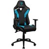 Кресло ThunderX3 TC3 Azure Blue для геймеров, экокожа, цвет черный/голубой фото 8