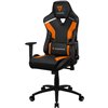 Кресло ThunderX3 TC3 Tiger Orange для геймеров, экокожа, цвет черный/оранжевый фото 1