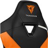 Кресло ThunderX3 TC3 Tiger Orange для геймеров, экокожа, цвет черный/оранжевый фото 9