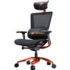 Кресло COUGAR Argo Black-Orange компьютерное игровое, сетка/экокожа, цвет черный/оранжевый фото 1