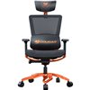 Кресло COUGAR Argo Black-Orange компьютерное игровое, сетка/экокожа, цвет черный/оранжевый фото 2